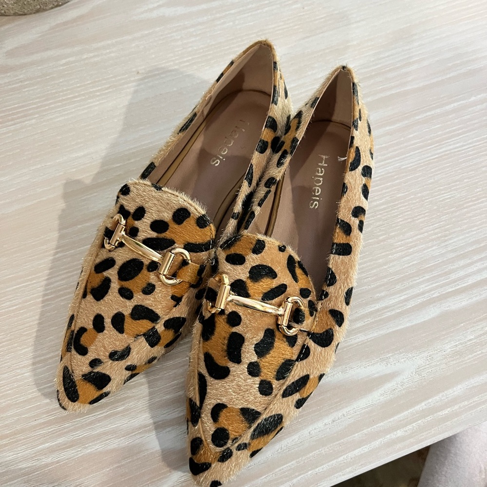Leopard Print Loafers for Women